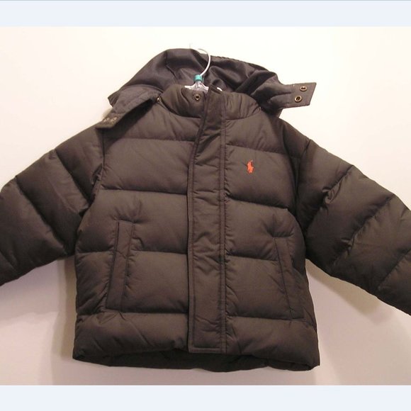 Polo by Ralph Lauren Baby Boys Hooded Down Puffer Jacket 9M NEW